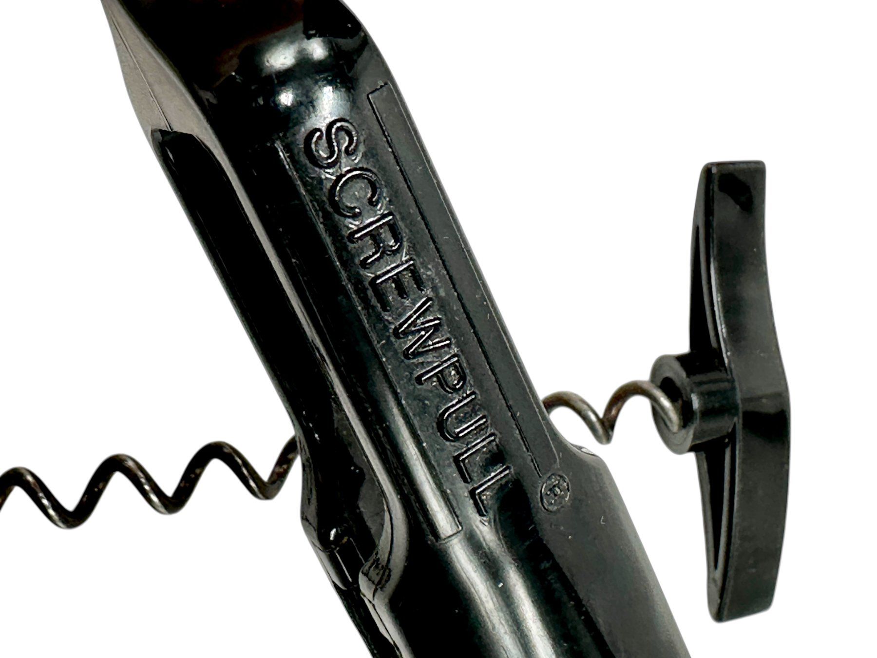 Apribottiglie & Tappi per chiusura: Tire-bouchon ancien SCREWPULL en bakélite noire – Usato da Morges venduto da MeeBee 1