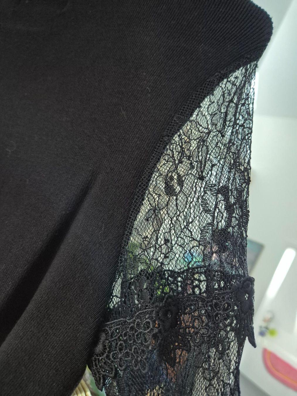Maglioni & Felpe: Black lace sweater from Derhy size S – Usato da Zürich venduto da monadiederich 2
