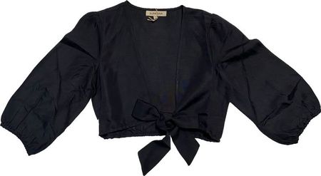 NEU! SURKANA Bolerotop mit Knoten Gr. XS / S Viskose/Leinen