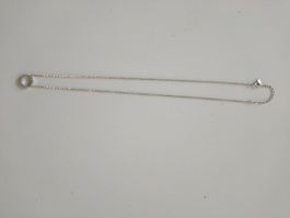 Kette Silber 925 Zirkonia Kreis Anhänger