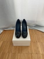 YSL Pumps,Schwarz -blau Lack, Gr. 38, Top Zustand, neuwertig