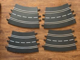 Carrera 132/124 Kurventeile 2/30°SET 4 Stück