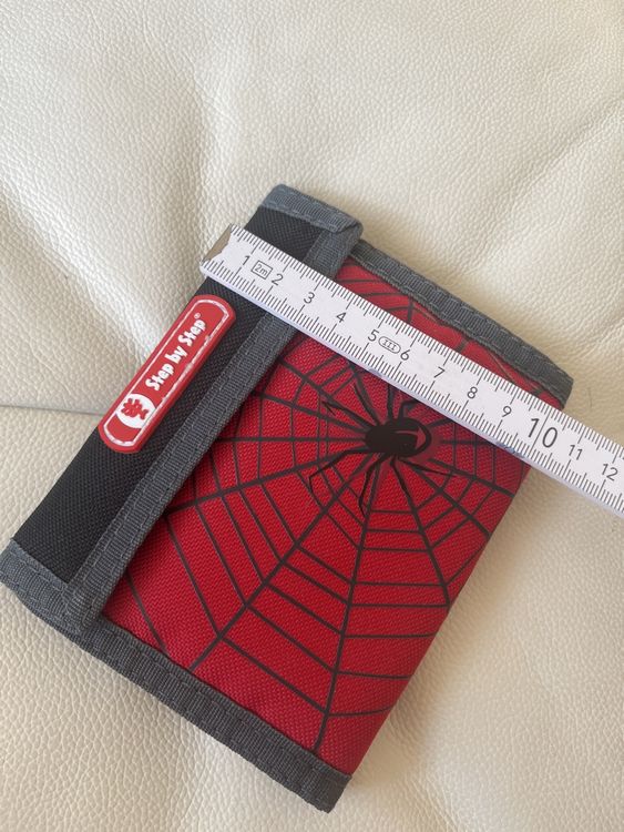 PASO Kinder Geldbörse Spidey Design - Mit Klettverschluss & Umhängeband Für Münzen & Karten