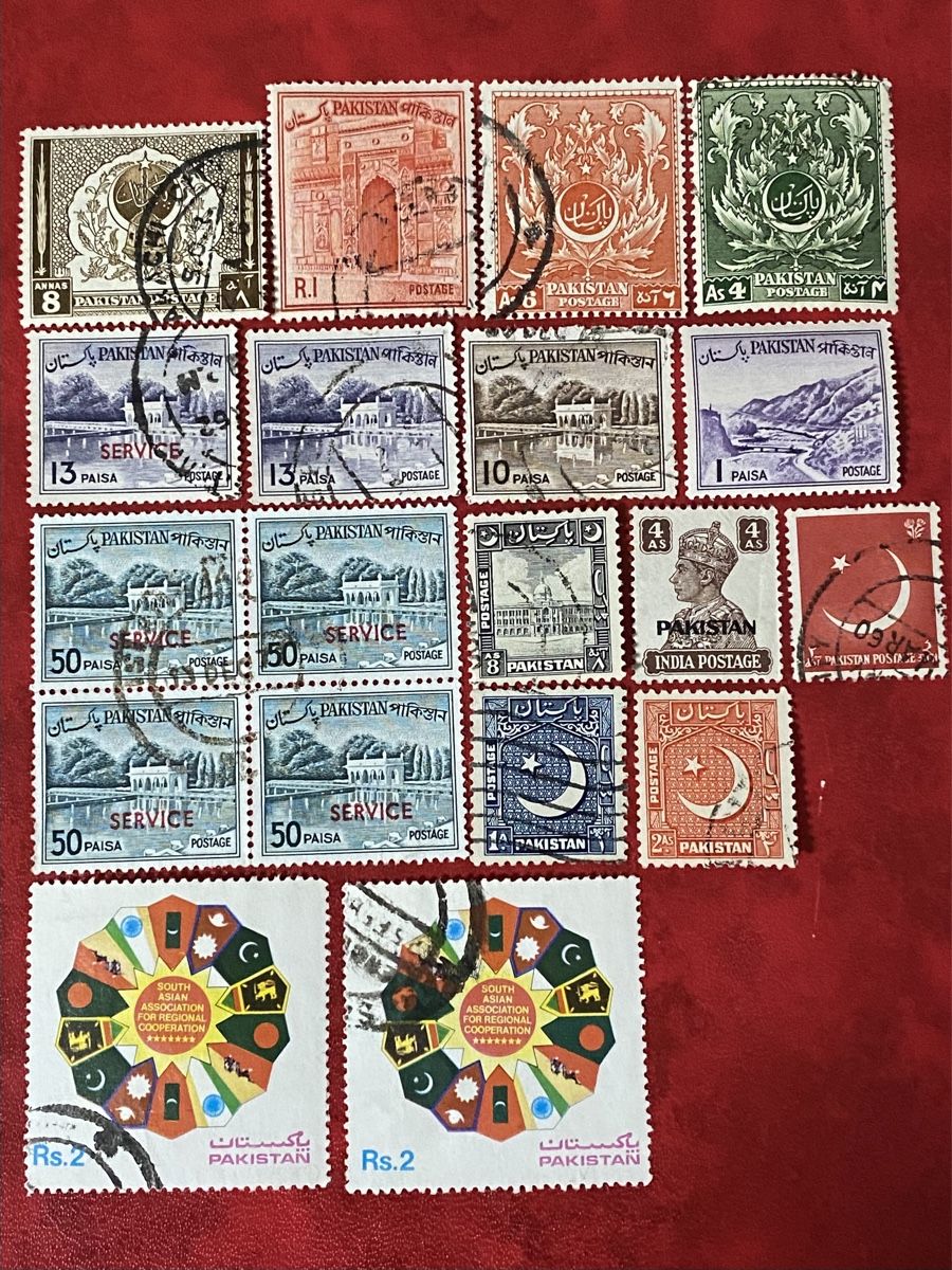 Tutti i francobolli: Timbres  - Pakistan – Usato da Petit-Lancy venduto da Solcarm