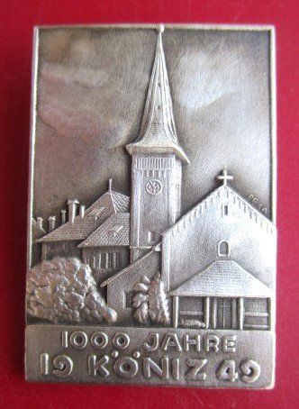 Medaillen: 1000 Jahre Köniz 1949 – Gebraucht aus Luzern von Horoskop1