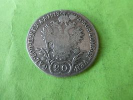 Oesterreich 1818, 20 Kreuzer  - Silber