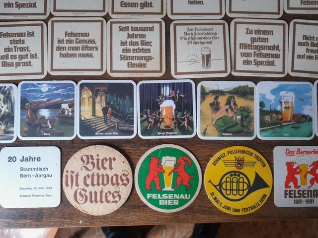 Sottobicchieri: Bierdeckel Brauerei Felsenau – Usato da St.Gallen venduto da Stocken64 2