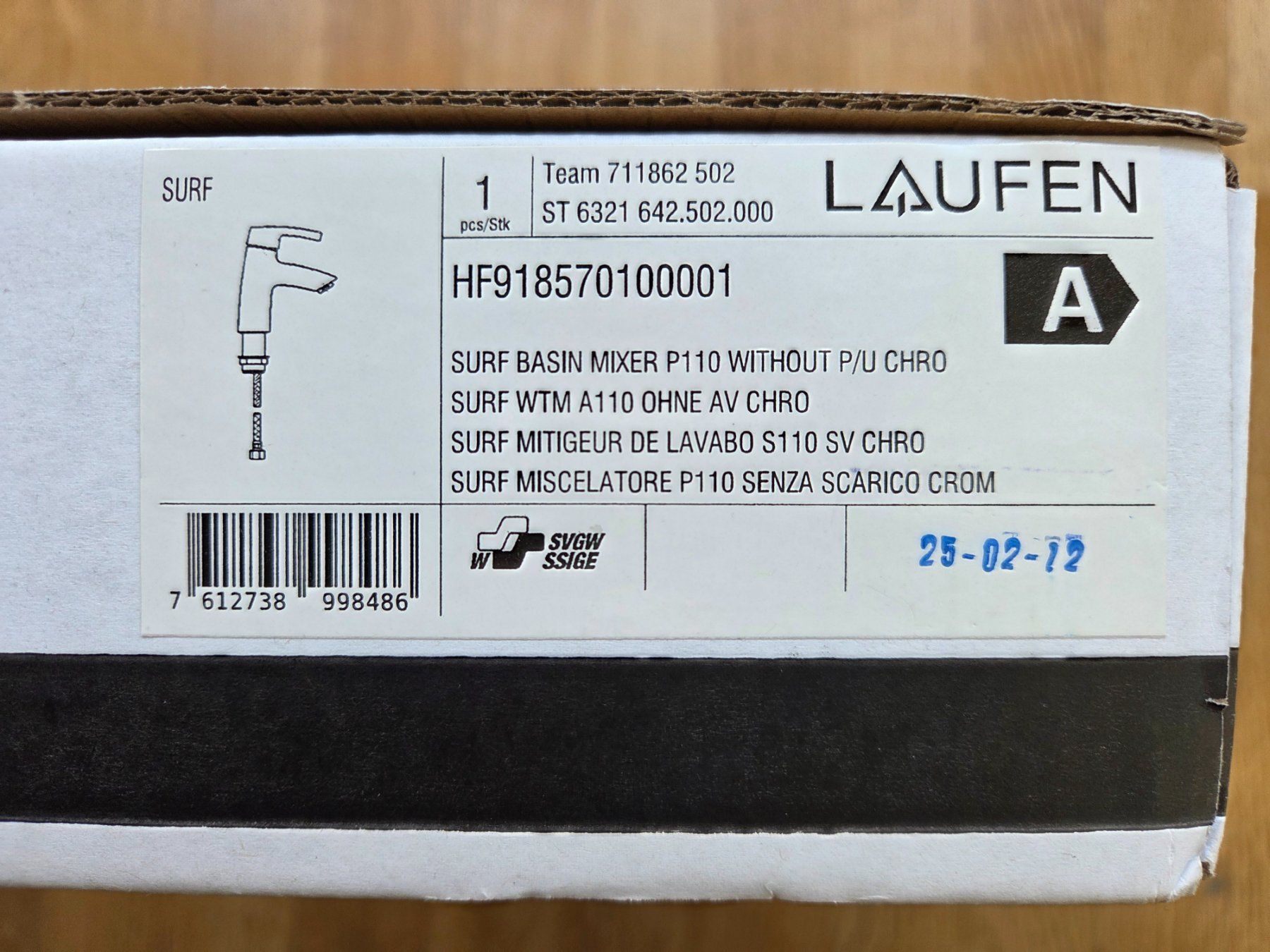 Laufen Rubinetteria: Robinet Laufen Surf neuf – Nuovo e nell'imballaggio originale da Etoy venduto da cl_7th 4