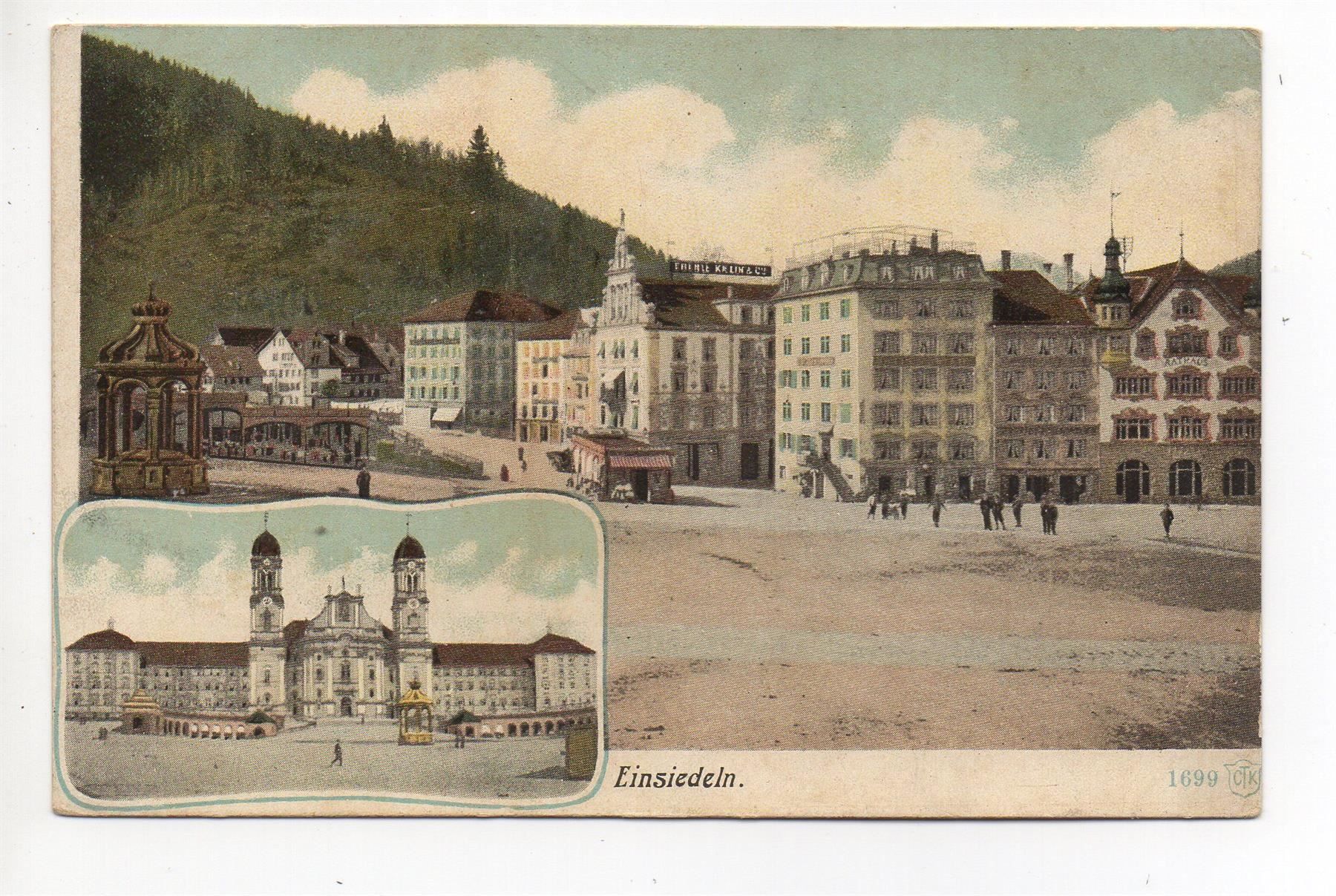 Ansichtskarten: EINSIEDELN 2-Bild-AK – Neu (gemäss Beschreibung) aus Jona von philajona