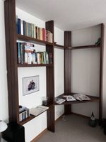 Bücherregal braun Holzwaaren Grösse 2m x 1m x 2.4m