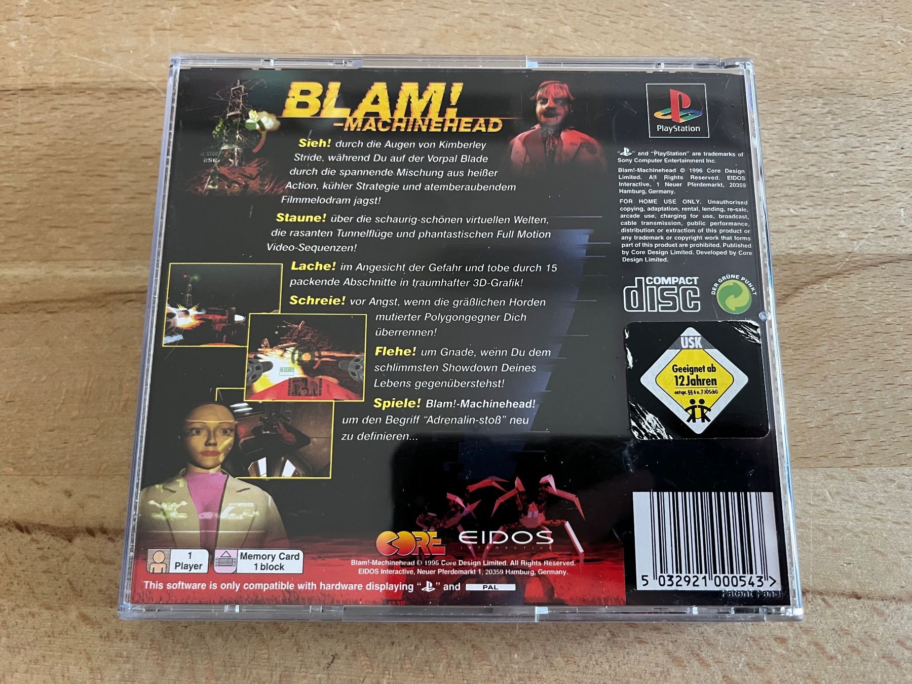 Sony Giochi: Playstation PS1 Game: Blam! Machinehead - sehr gut – Usato da Thalwil venduto da ranx 2