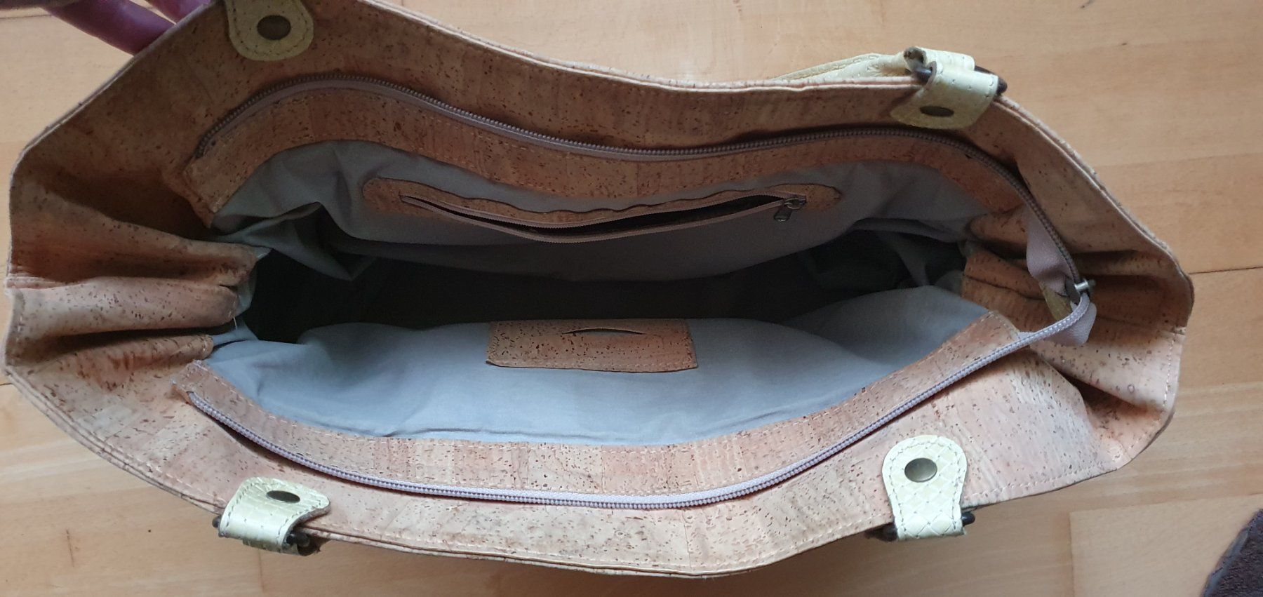 Borse da donna: Damen Vintage Echt Kork Handtasche – Usato da Rothenburg venduto da Bleonhard 2