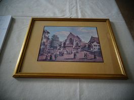 Aquarell nach J.J.Schneider 1846 signiert