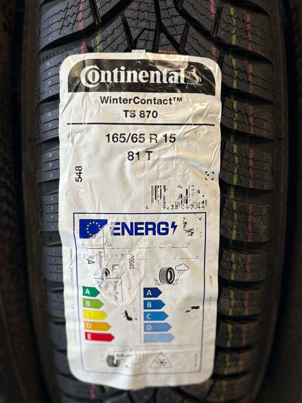 Pneumatici & Ruote complete: Winterreifen 165/65R15 81T Continental – Nuovo e nell'imballaggio originale da Gerlafingen venduto da Pneu-Puric 1
