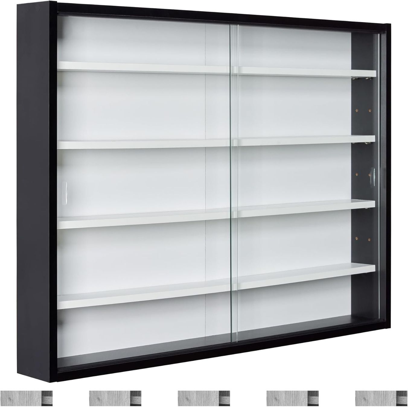 Vetrine: Sammlervitrine, Hängevitrine, Wandregal, Glasvitrine Bla/Whi – Nuovo e nell'imballaggio originale da Fislisbach venduto da IboTrade