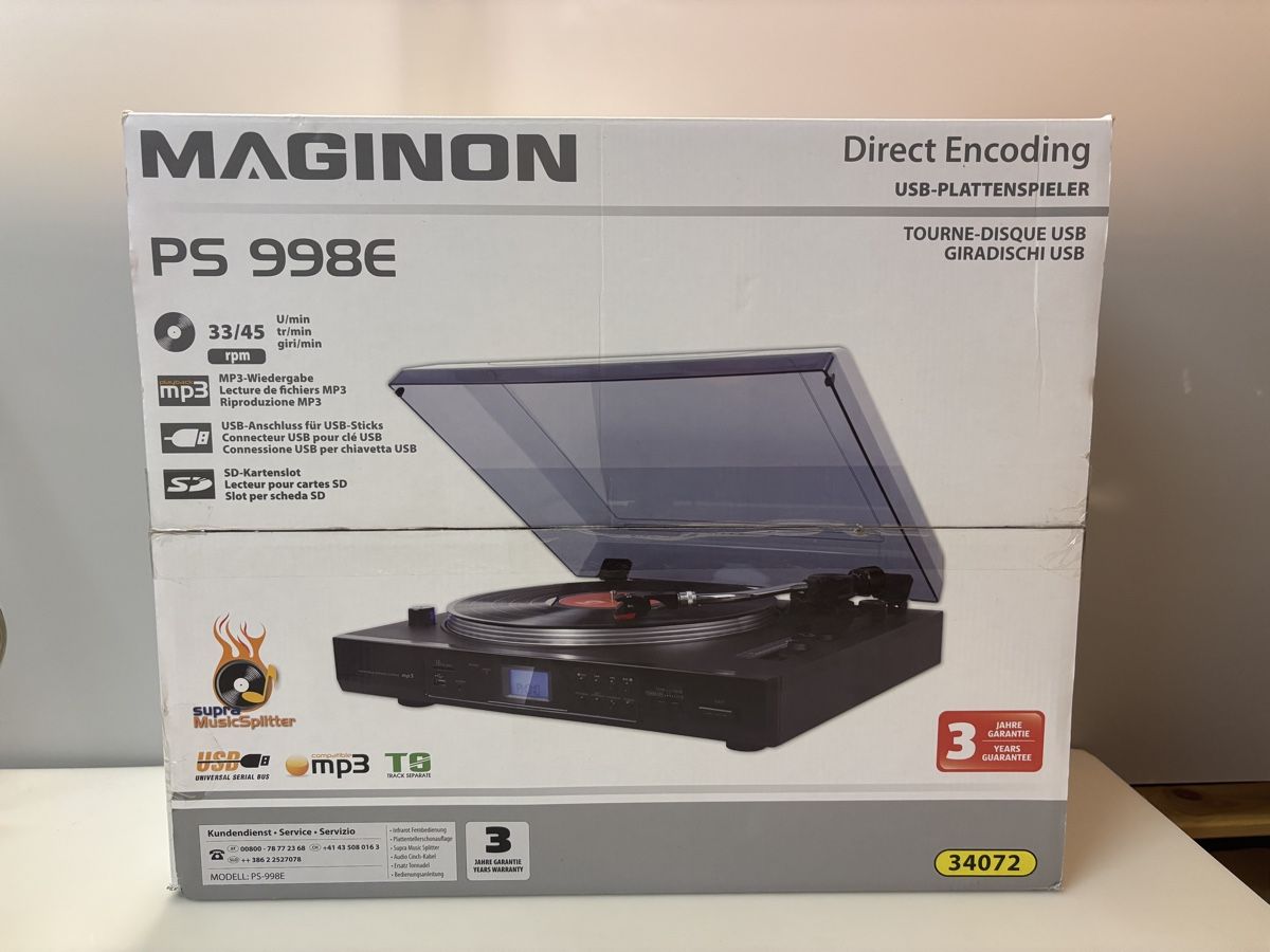 Plattenspieler: Maginon USB - Plattenspieler PSE 998E Neu – Neu und originalverpackt aus Küssnacht am Rigi von sie_5yqs 7