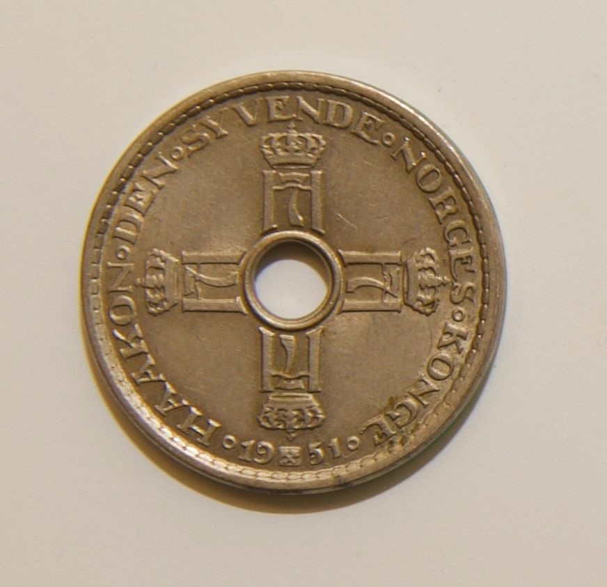 Tutti le monete: 1 Krone Norwegen 1951 – Usato da Oberuzwil venduto da Deafgrischa 1