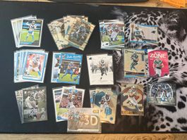 Carolina Panthers NFL Trading Card Sammlung