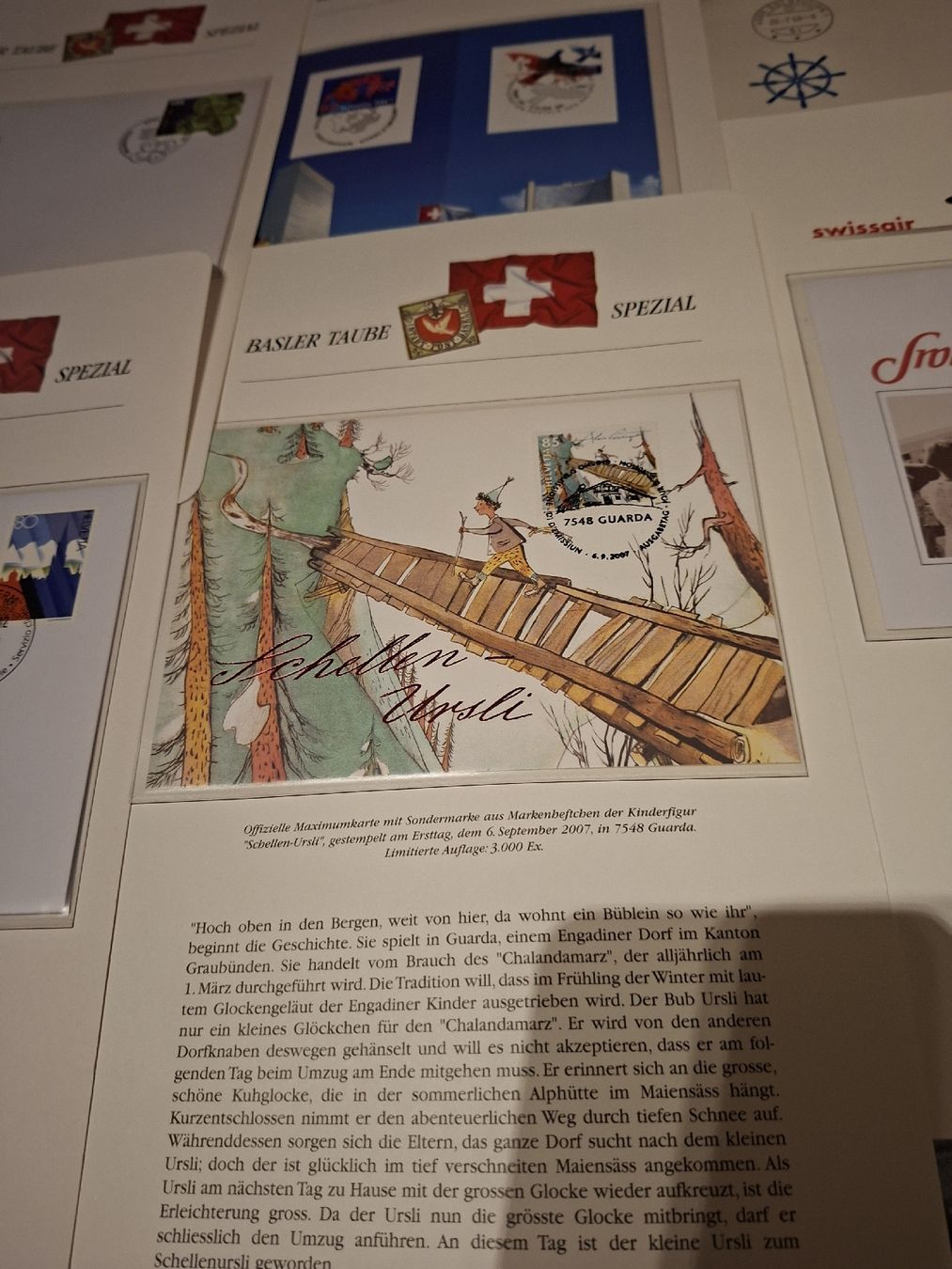 Alle Briefmarken: Div. Sammelseiten Baslertaube Spezial  – Gebraucht aus Balgach von SIMEON27 4