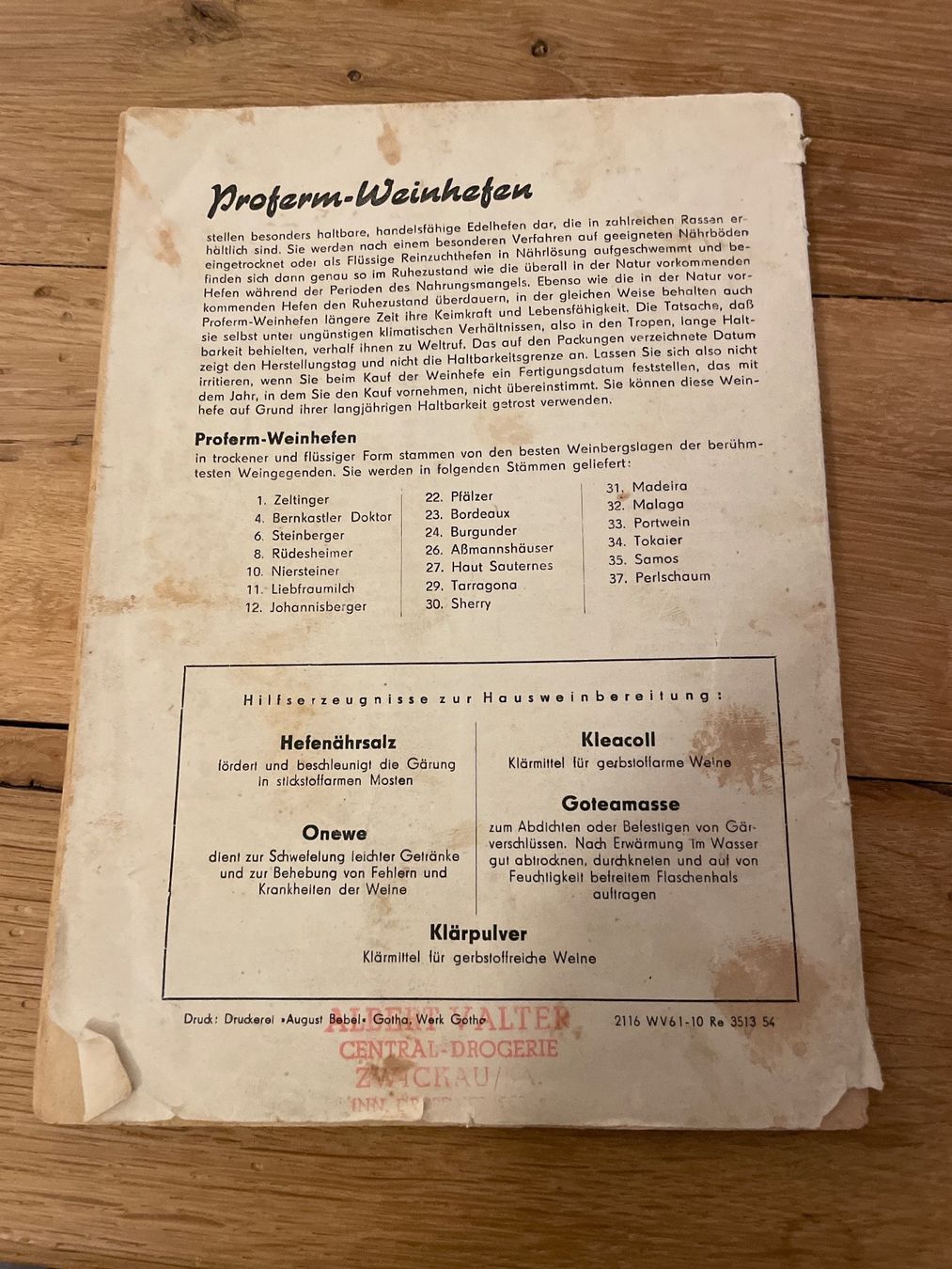Libri: PWG - Das neue Weinbuch, antikes Heft – Usato da Winterthur venduto da cheerio97 2