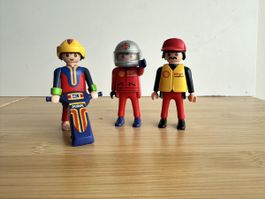 PLAYMOBIL Motorsport Konvolut – Shell Rennfahrer Motorrad