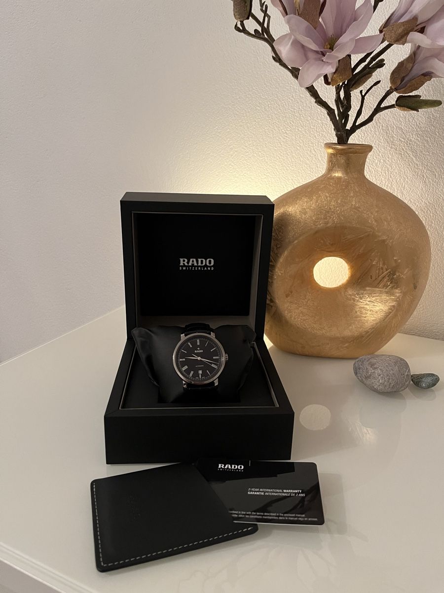 Rado Orologi: Elegante Rado Herrenuhr Automatic, Schwarz – Nuovo e nell'imballaggio originale da Bad Ragaz venduto da becks791 6