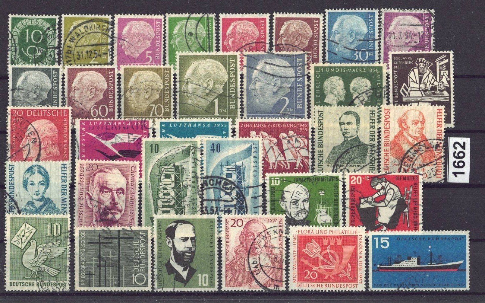 Tutti i francobolli: Bundesrepublik Deutschland 4 Scans – Usato da Courtepin venduto da ema_dy29