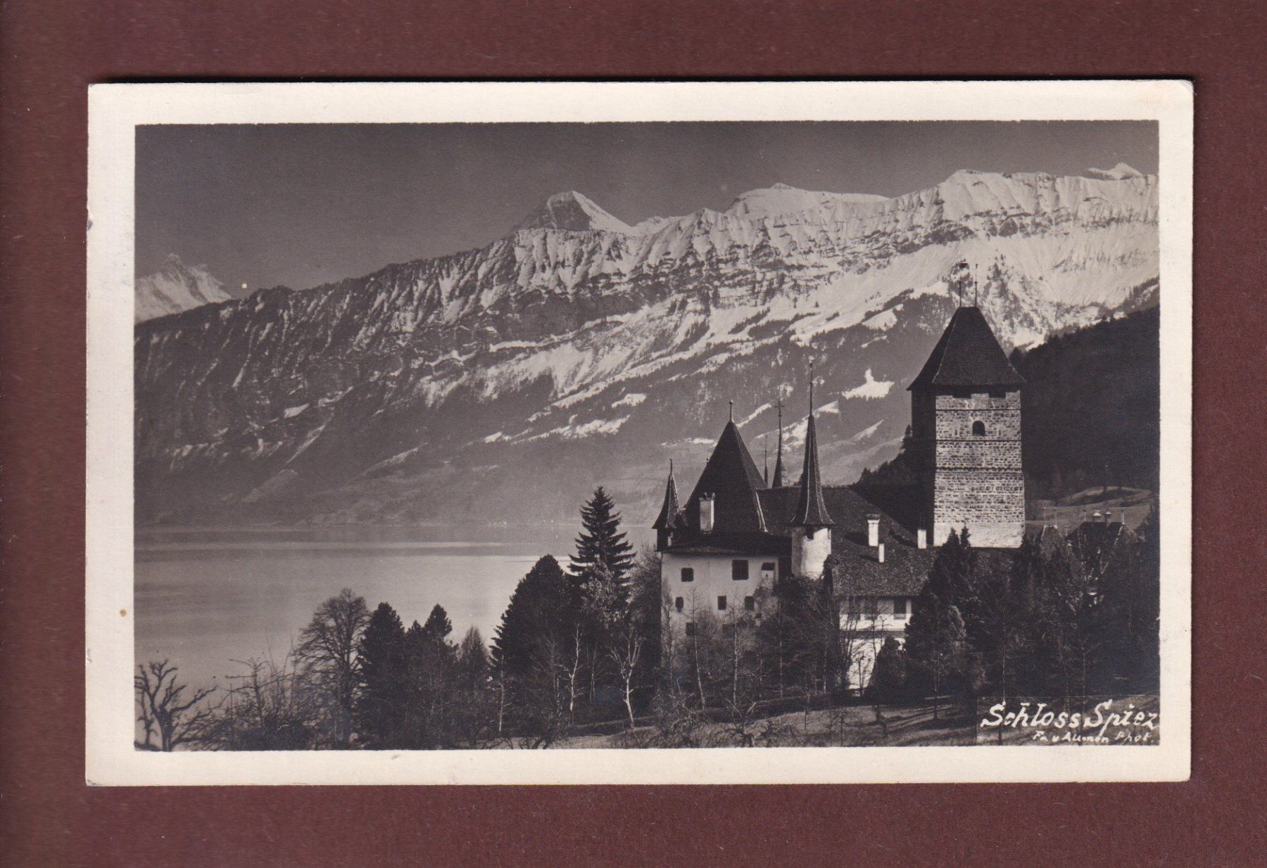 Cartoline postali: SPIEZ - Schloss - 1915 – Usato da Pully venduto da nicecards-shop