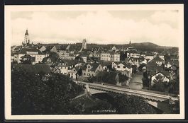 AK Frauenfeld, Teilansicht mit Kirche