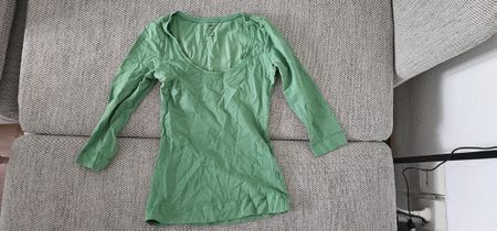 Langarmshirt Damen Gruen Groesse S guter Zustand