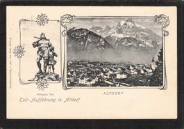 Tell Aufführung Altdorf , Altdorf , gel. 1913