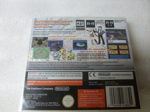 Nintendo Giochi: Pokémon VERSION PLATINE - DS Nintendo – Usato da Pambio Noranco venduto da Pol69 2