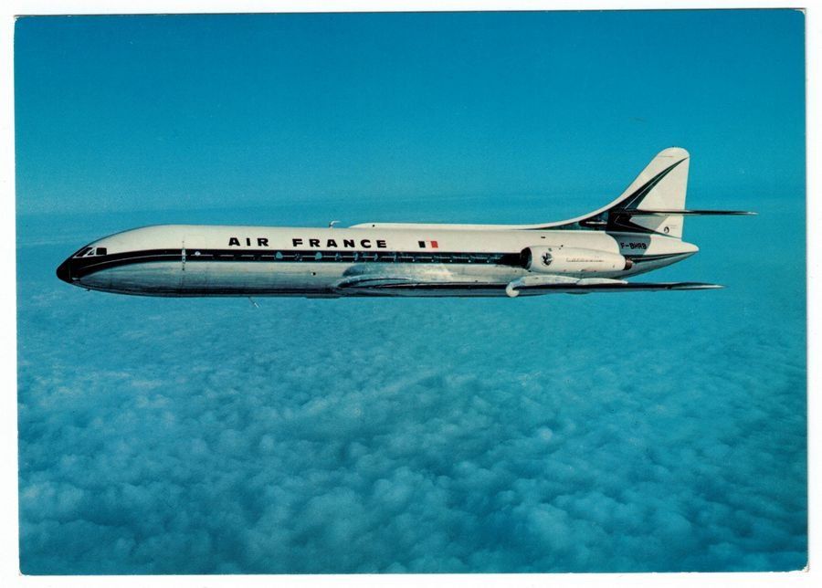 Cartoline postali: Air France Caravelle – Usato da Frauenfeld venduto da POML