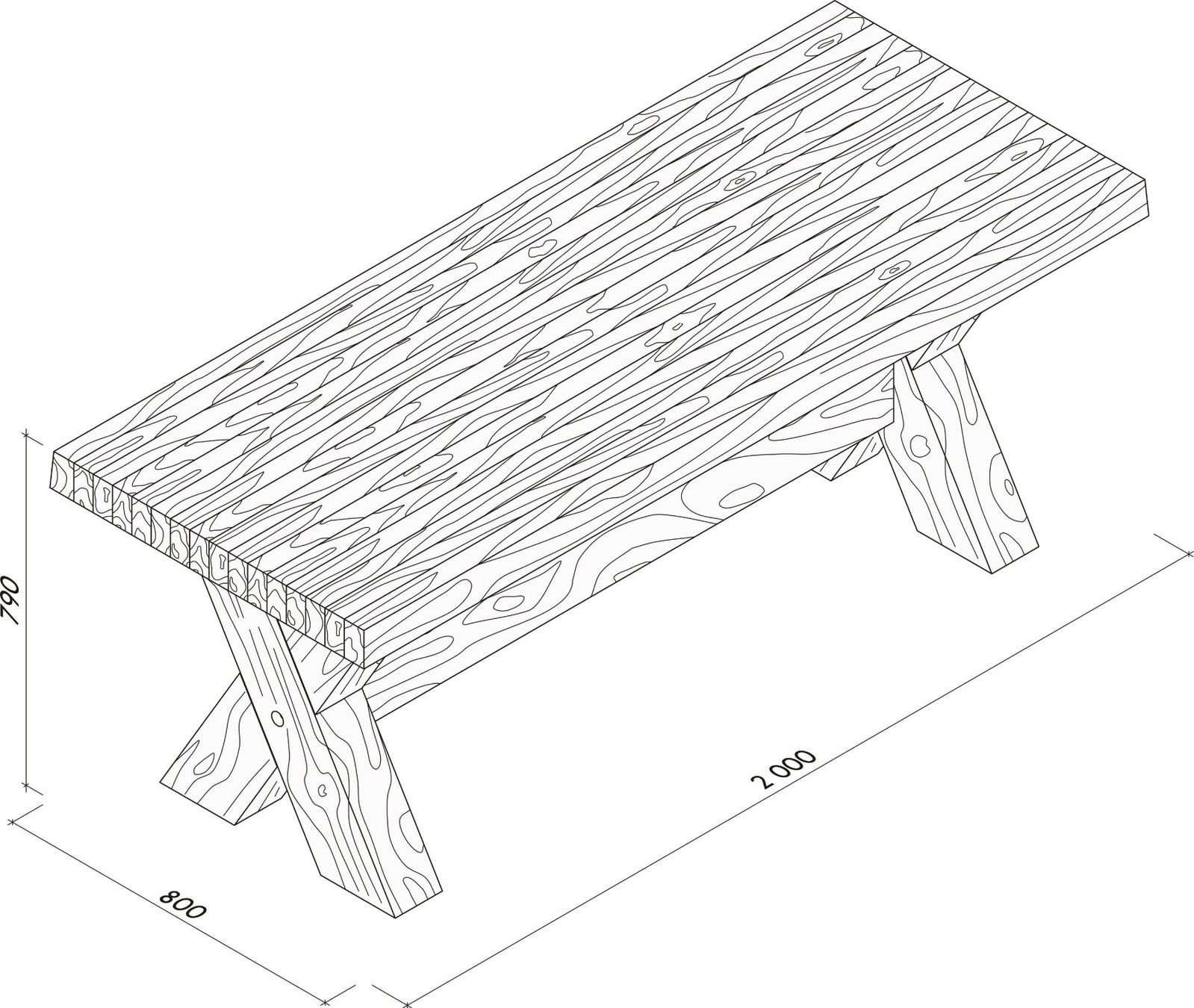 Tavoli: Beton-Tisch 200 mit Holzimitation – Nuovo (secondo la descrizione) da Herbetswil venduto da AHA-Garten 2