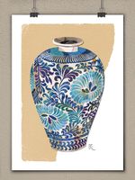 Kunstdruck-KOREANISCHE VASE Nr.2- Poster von Ch. Kitzmüller