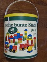 Playbear Kleine bunte Stadt Holzbausteine 34 Teile