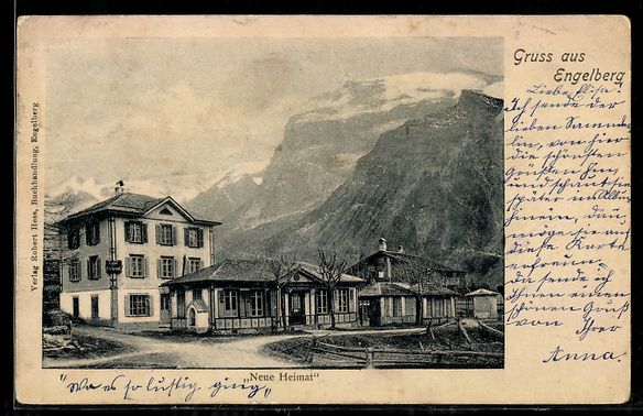Cartes postales: AK Engelberg, Neue Heimat – D'occasion à Berlin par bartko-reher
