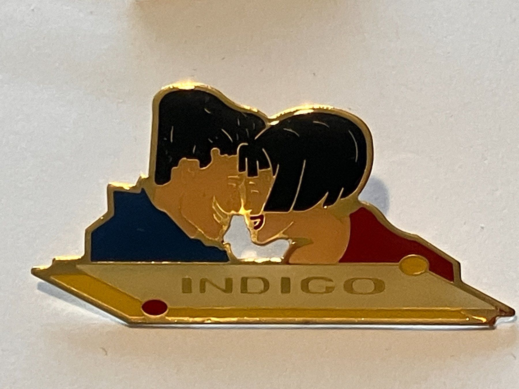 Plaketten & Abzeichen: 1 Pin Indigo – Gebraucht aus Basel von djwwpp