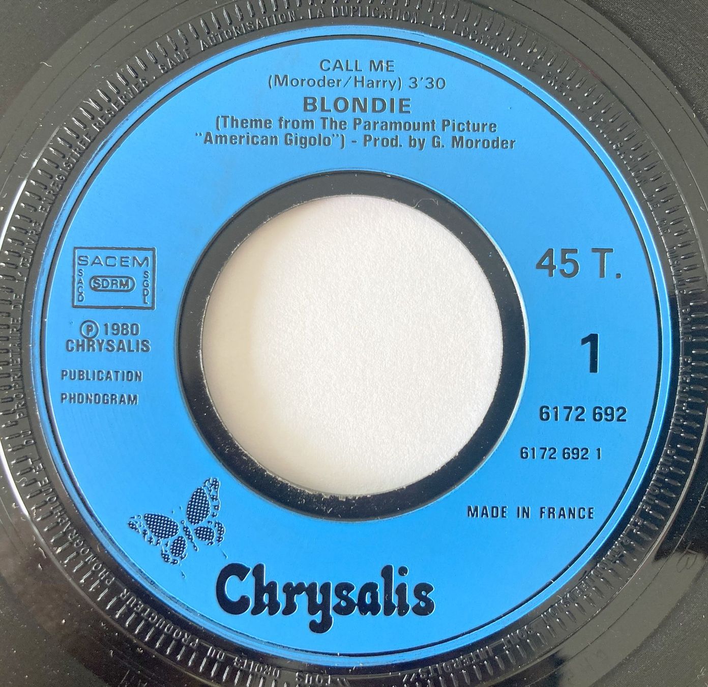 Dischi in vinile: BLONDIE - CALL ME – Usato da Bottens venduto da hotter-than-hell 2