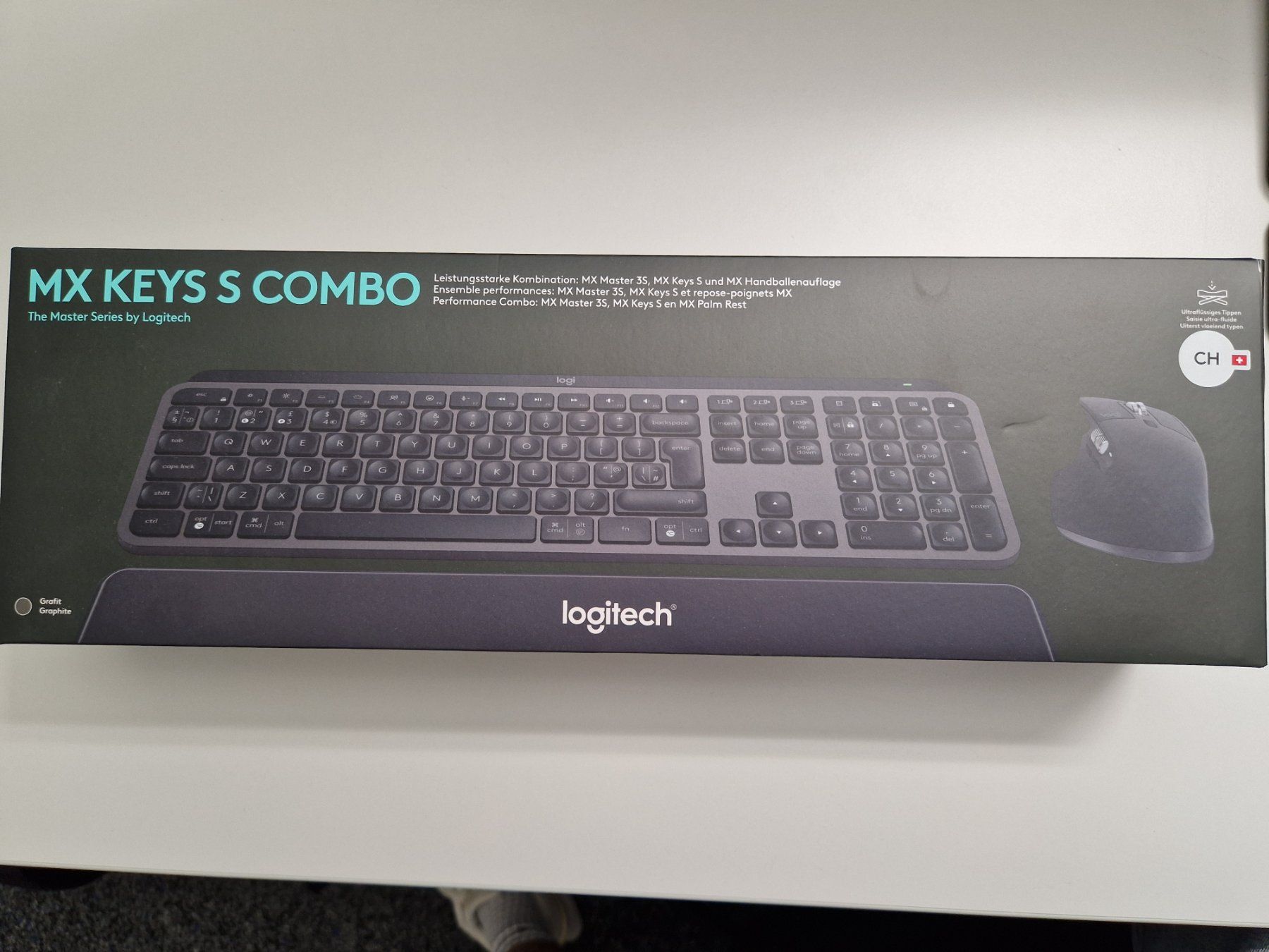 Logitech Tastiere: Logitech MX Keys S Combo – Neu & Originalverpackt – Nuovo e nell'imballaggio originale da Kleindöttingen venduto da Zorro92