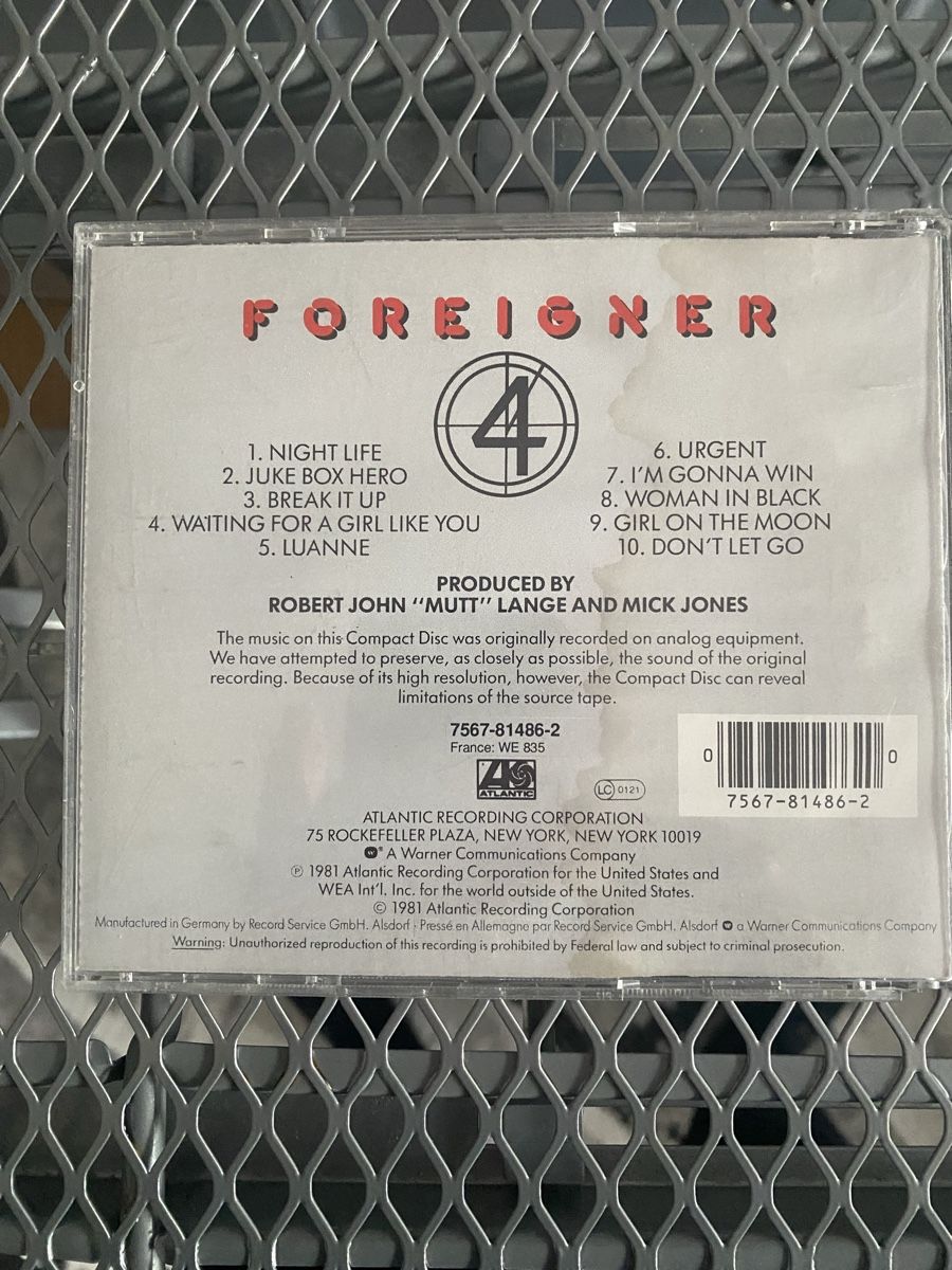 CDs: Foreigner 4 – Gebraucht aus Thayngen von doncorvetto 1