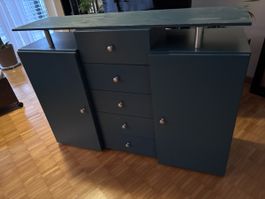 Sideboard Dunkelblau - gebraucht