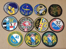 11 stk. Badge Schweizer Armee Abzeichen Patch / Konvolut Lot