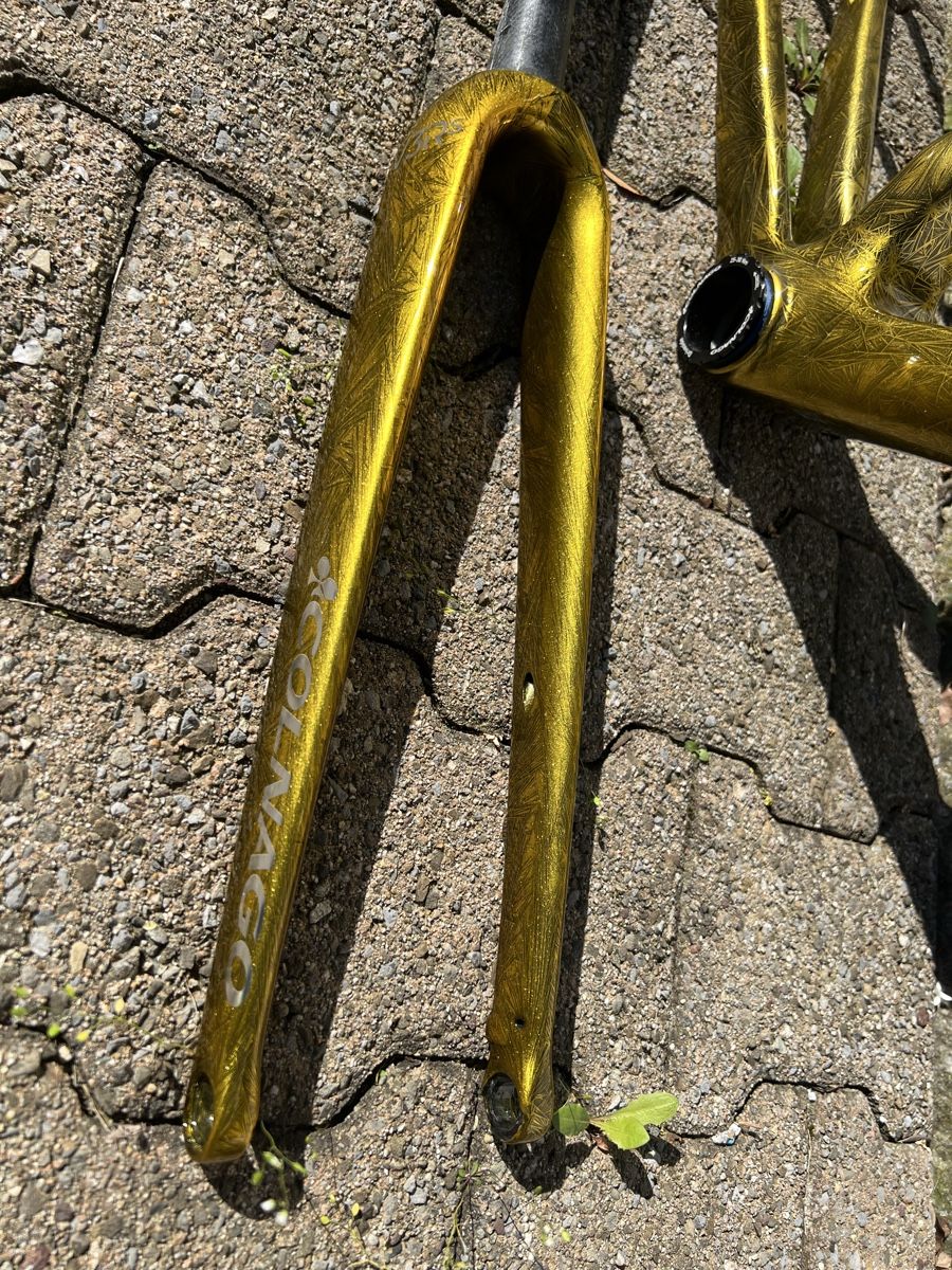Colnago Biciclette: Colnago V3Rs Disc Frameset, 54cm, frozen gold – Nuovo (secondo la descrizione) da Kriens venduto da Velochetti_Kriens 3