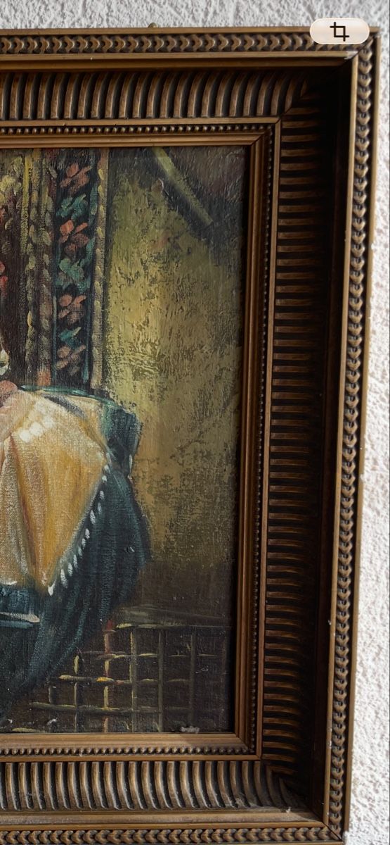 Gemälde: Original Ölgemälde Orientalische Szene – Gebraucht aus Meierskappel von Hala03 5