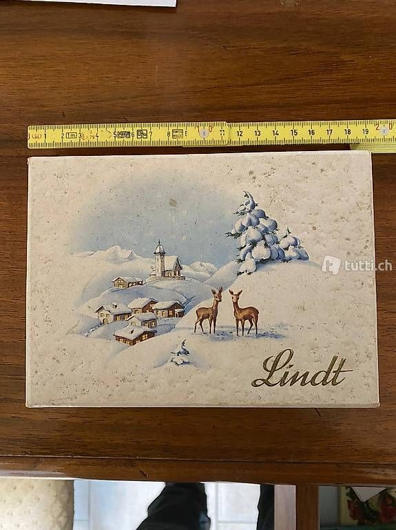 Altre Stoviglie: Vecchia scatola cioccolato lindt – Usato da Biasca venduto da Blenio71