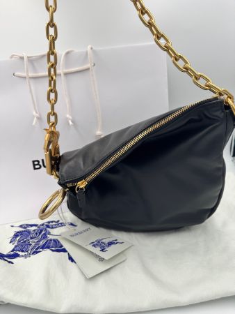 Burberry Lammleder small Knight puffy black