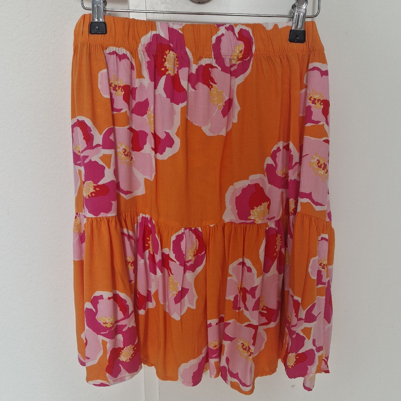Zebra Röcke: Jupe Blumenrock orange pink Gr. L – Neu (gemäss Beschreibung) aus Frenkendorf von gca_d2qp 2