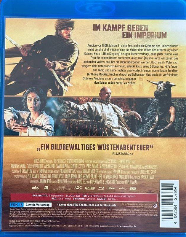 Alle DVDs: Desert Warrior - Wüstenkrieger – Gebraucht aus Beringen von Mantafisch1 1