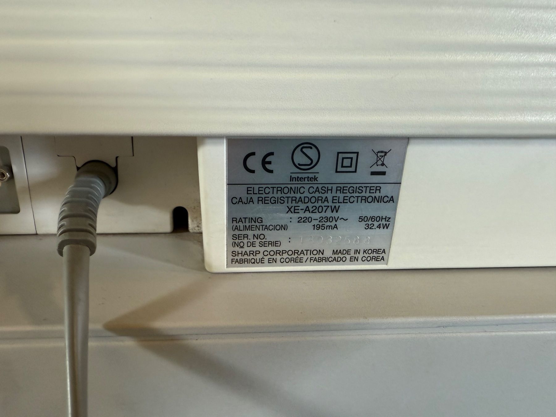 Sharp Registratore di cassa: Sharp XE-A207W – Usato da Hinteregg venduto da OterM 2